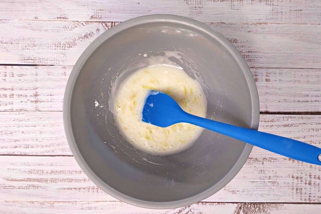 mix lemon glaze in a small bowl