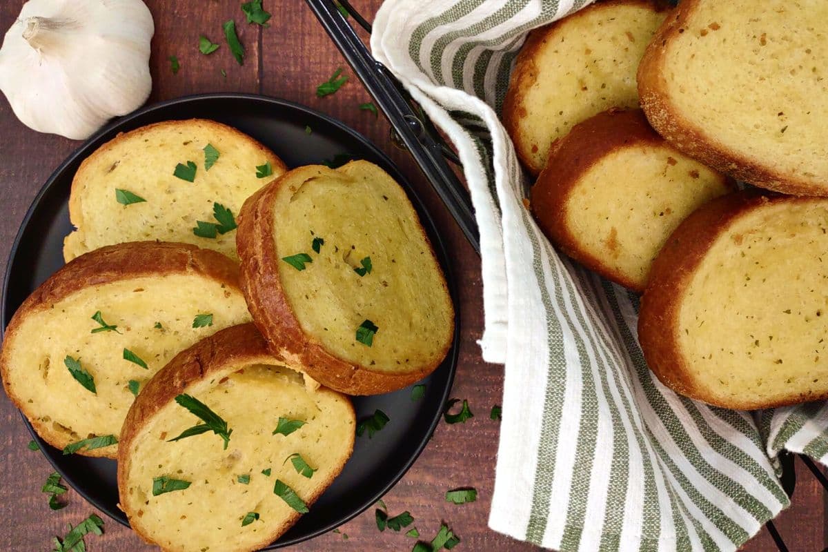 Frozen Texas Toast in the Air Fryer Quick and Tasty Side! Dinners