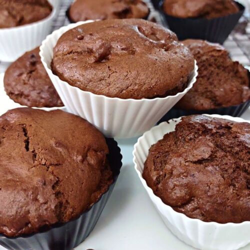 air fryer double chocolate muffins recipe dinners done quick