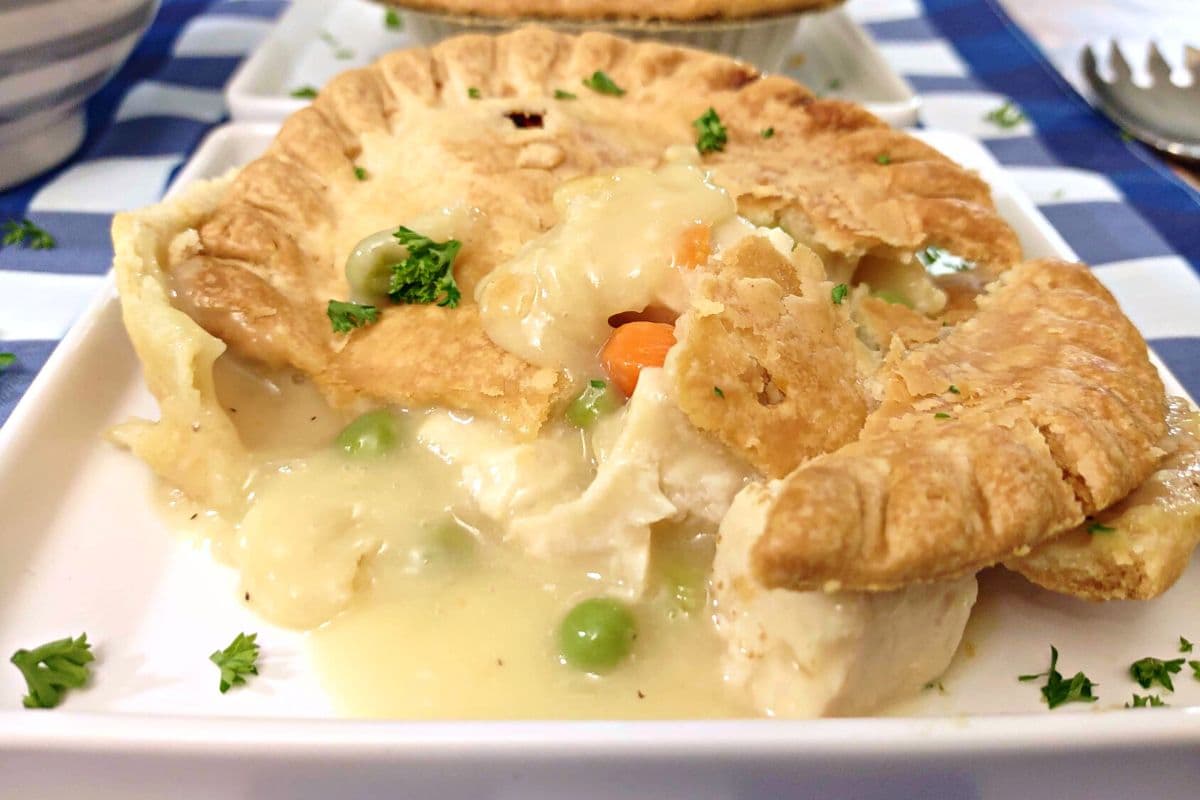 Frozen Chicken Pot Pie in the Air Fryer Freezer to Fantastic