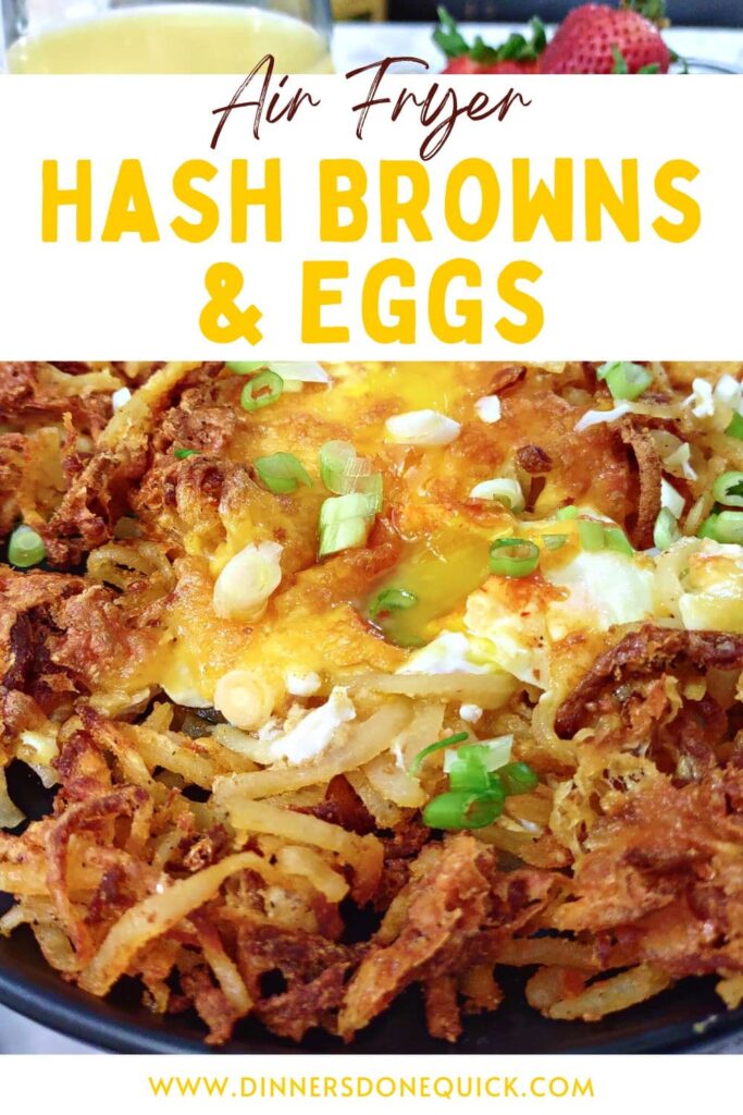 air fryer hash browns and eggs recipe dinners done quick pinterest