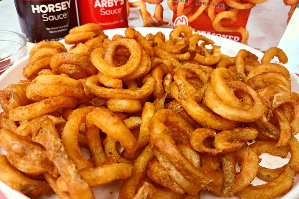 arbys curly fries in the air fryer dinners done quick