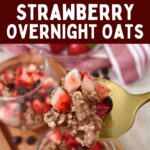 chocolate strawberry overnight oats recipe dinners done quick pinterest