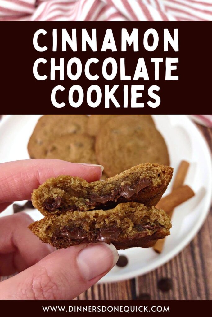 cinnamon chocolate chip cookies recipe dinners done quick pinterest