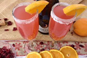 cranberry orange mimosas with triple sec recipe dinners done quick