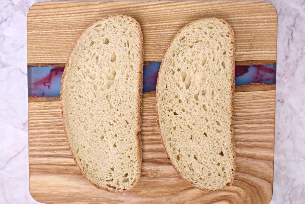 flip bread buttered side down