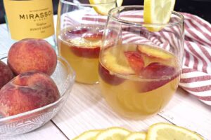 ginger peach sangria recipe dinners done quick