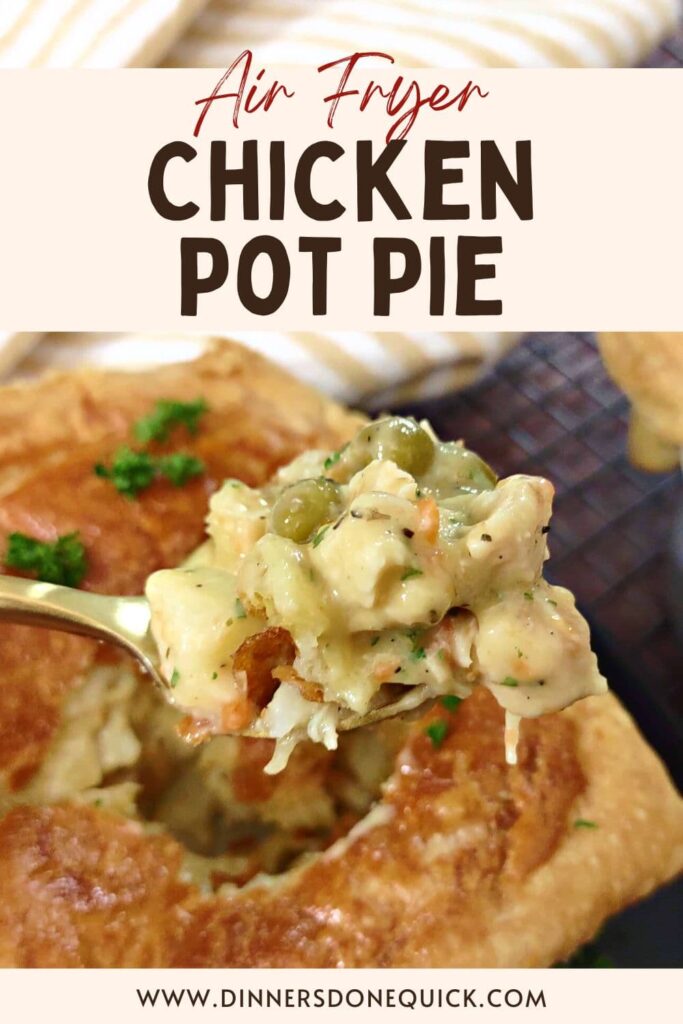 homemade chicken pot pie in the air fryer recipe dinners done quick pinterest