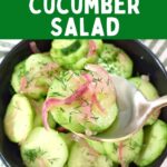 vinegar cucumber onion salad recipe dinners done quick pinterest