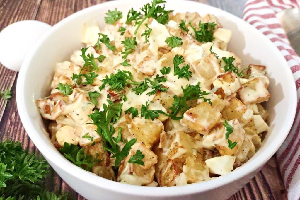 air fryer potato salad recipe dinners done quick