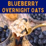 peanut butter blueberry overnight oats recipe dinners done quick pinterest