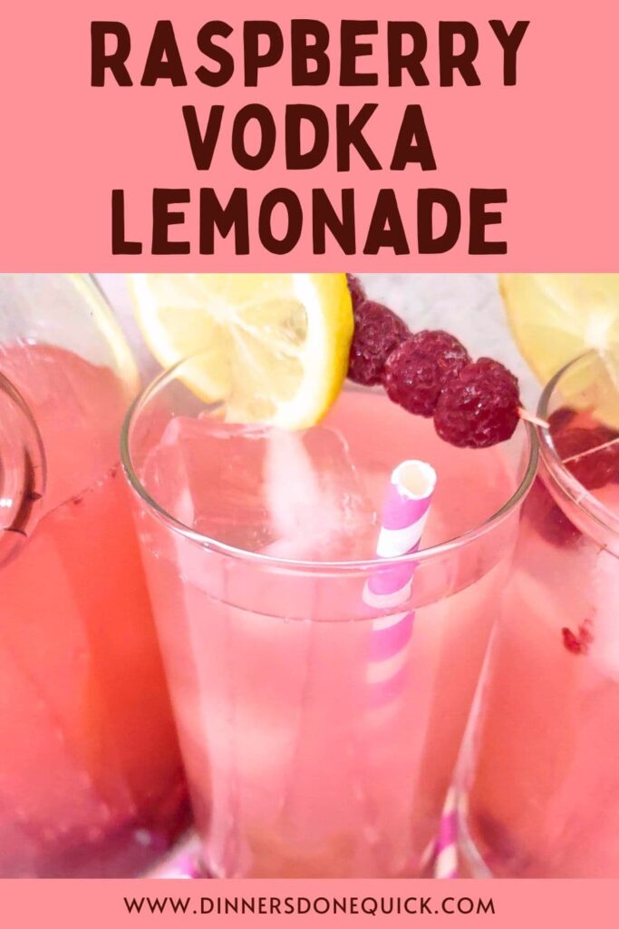 raspberry vodka lemonade recipe dinners done quick pinterest