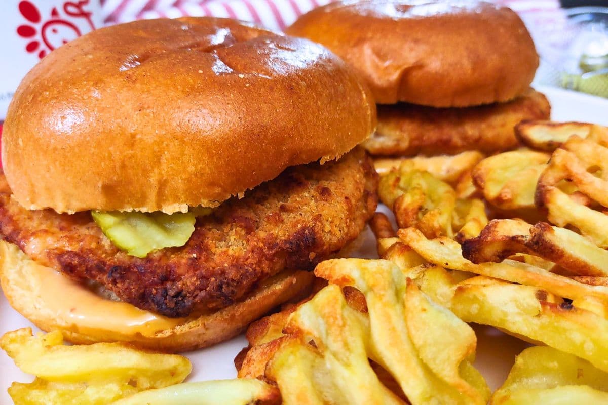 Air Fryer Aldi Red Bag Chicken Copycat ChickfilA Sandwich Dinners