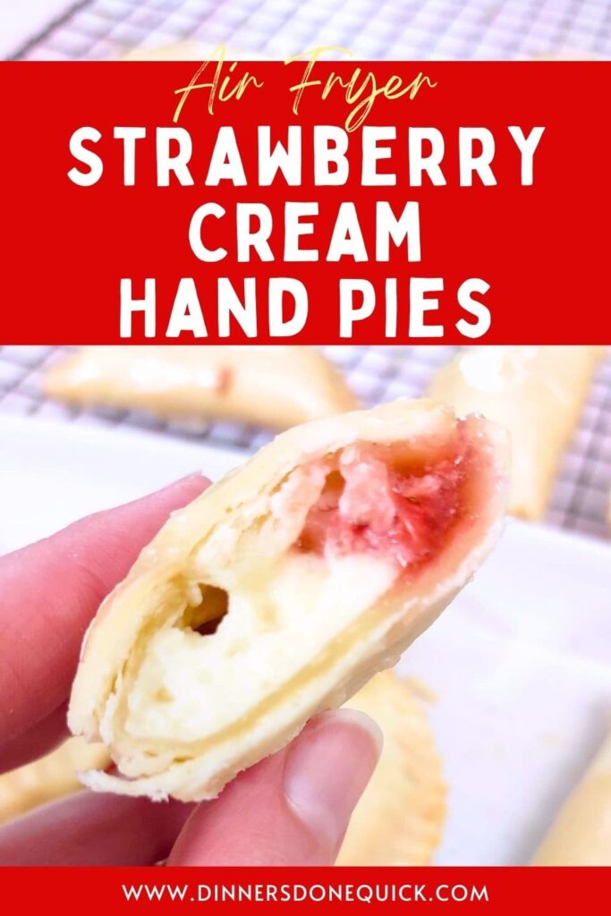 air fryer strawberry cream hand pies recipe dinners done quick pinterest