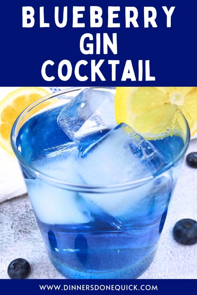 blueberry gin cocktail recipe dinners done quick pinterest