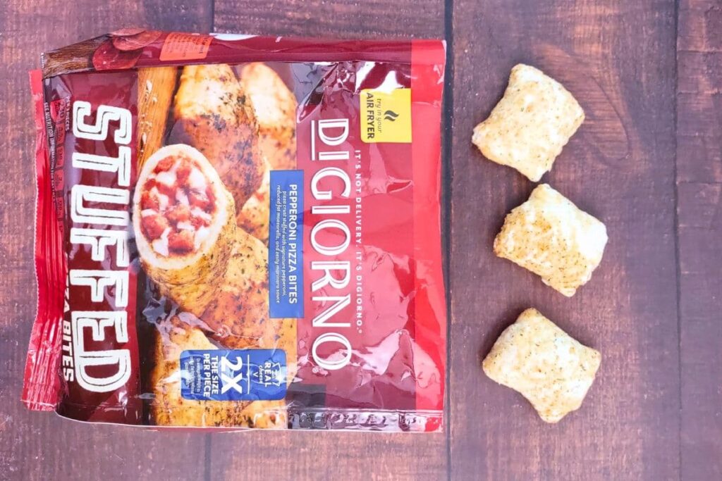 digiorno pizza bites next to their packaging