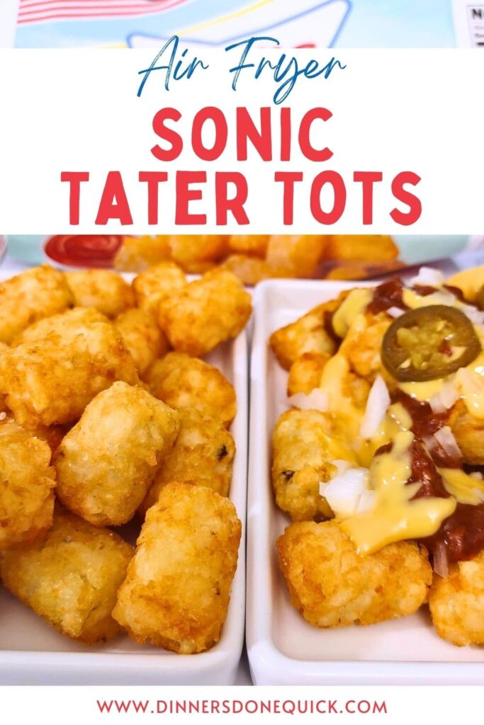 how to make air fryer sonic tater tots dinners done quick pinterest
