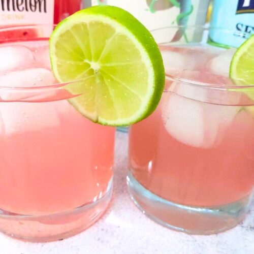 watermelon gin fizz cocktail dinners done quick