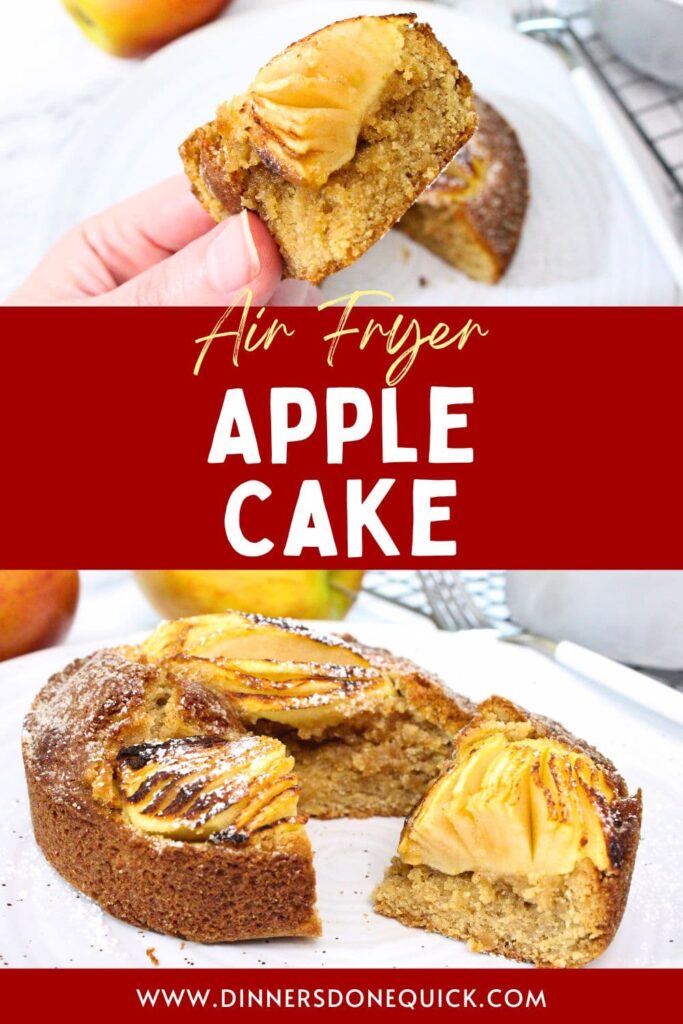 air fryer apple cake recipe dinners done quick pinterest