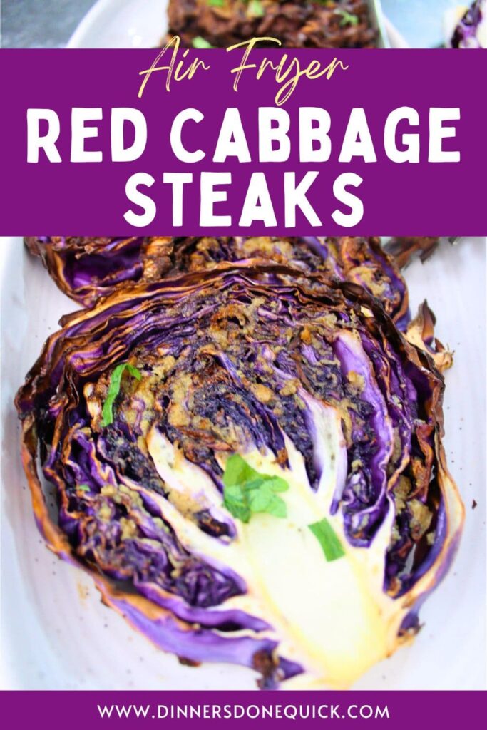 air fryer red cabbage recipe dinners done quick pinterest