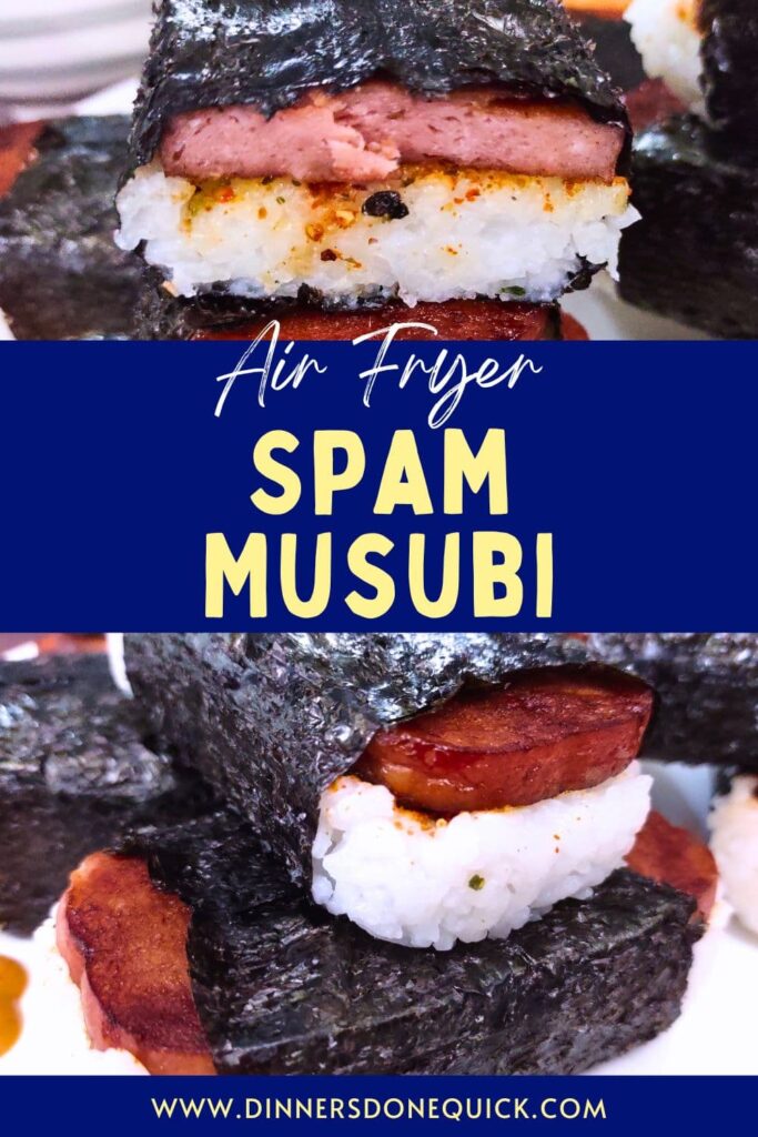 air fryer spam musubi recipe dinners done quick pinterest