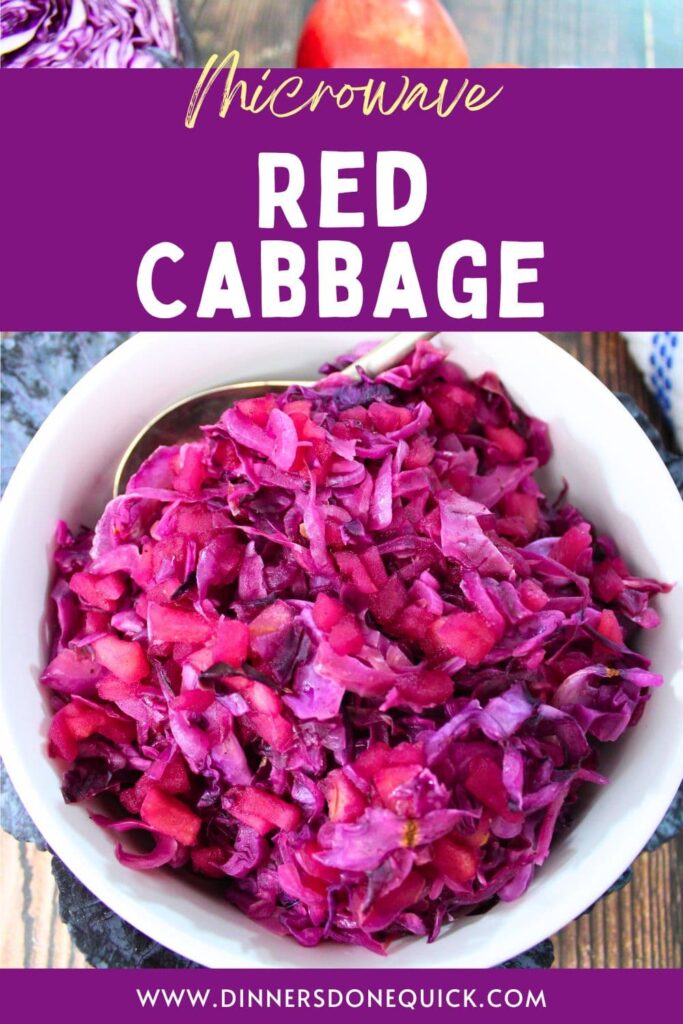 microwave red cabbage recipe dinners done quick pinterest