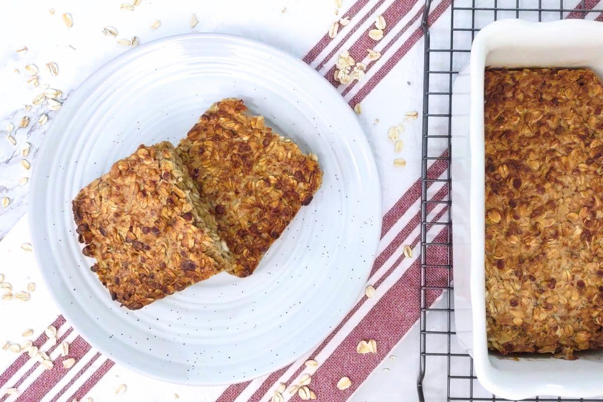 15Minute Air Fryer Baked Oatmeal Easy Breakfast Bars! Dinners Done Quick