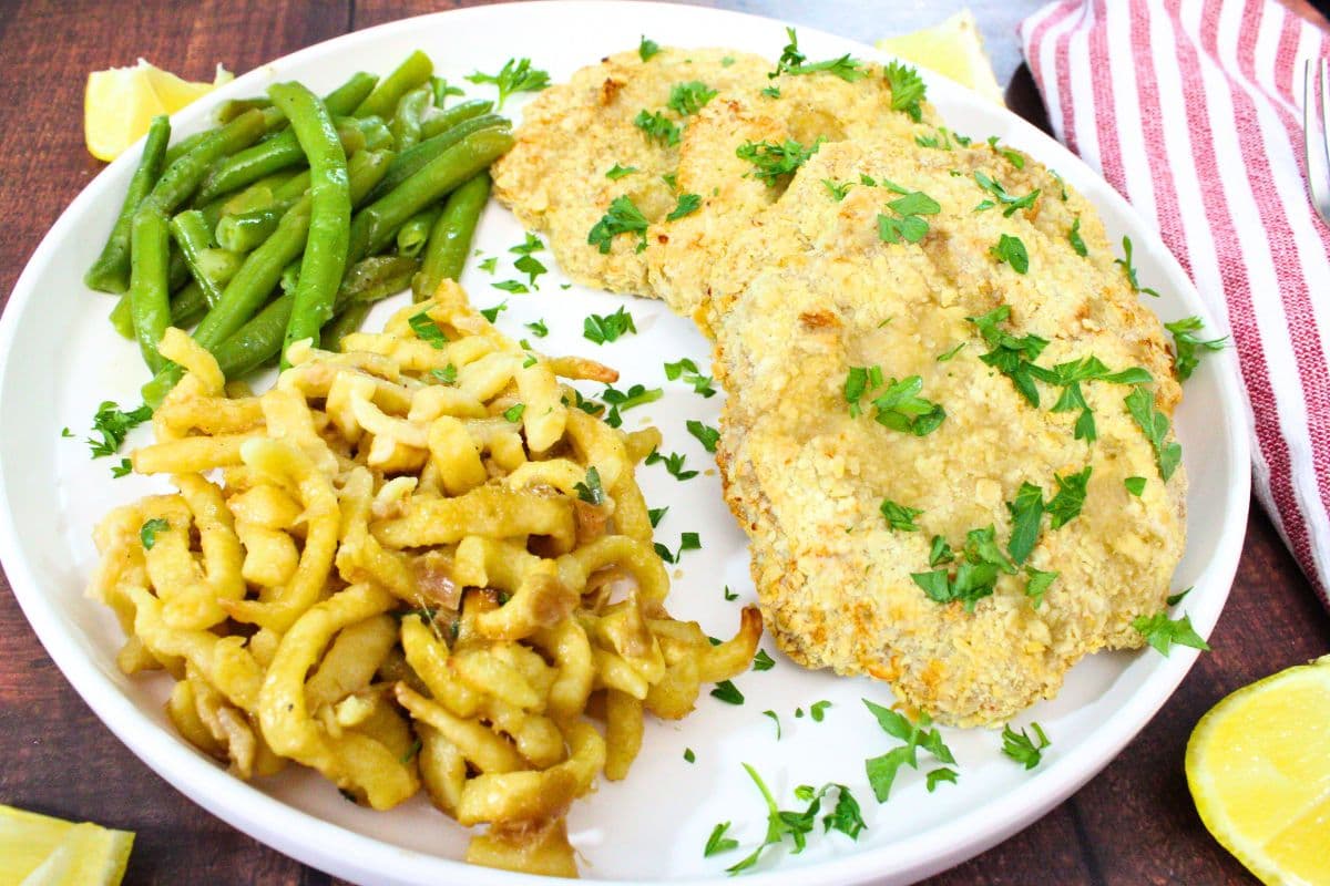 Air Fryer Aldi Pork Schnitzel Delicious 15 Minute Dinner Dinners