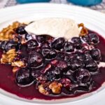 air fryer blueberry crisp recipe dinners done quick featured image