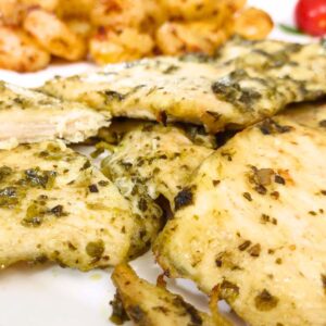air fryer pesto chicken recipe dinners done quick featured image