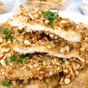 air fryer pretzel crusted chicken recipe dinners done quick featured image