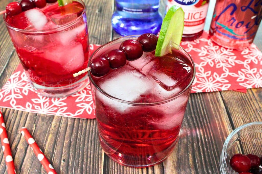 cranberry vodka fizz cocktail recipe dinners done quick