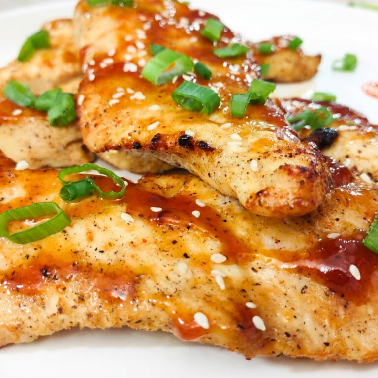 honey sriracha chicken air fryer recipe dinners done quick featured image