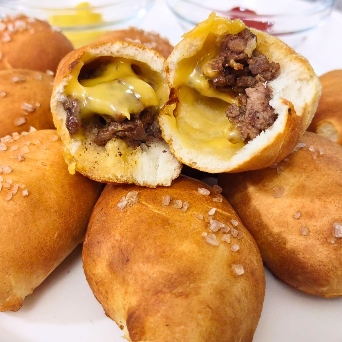 pretzel bacon cheeseburger air fryer biscuit bombs recipe dinners done quick featured image