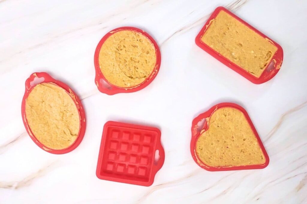 spread batter into your waffle molds