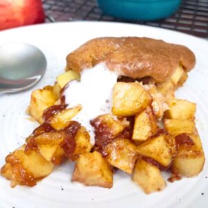 air fryer apple cobbler recipe dinners done quick featured image