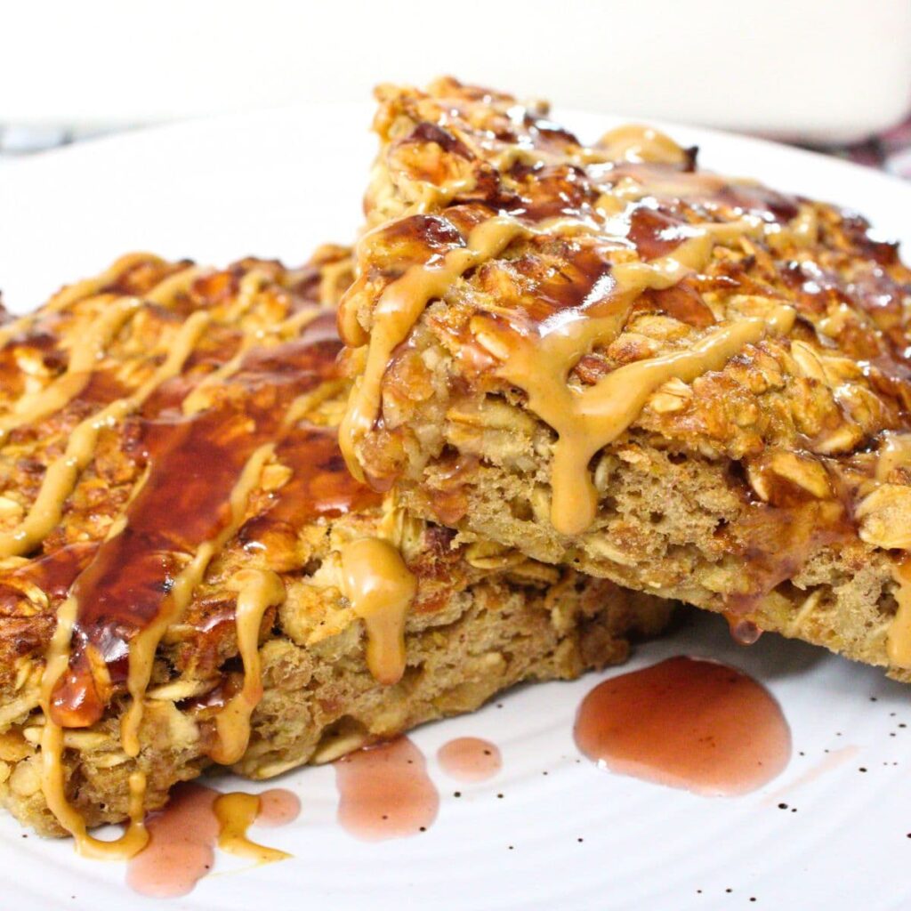 15Minute Air Fryer Baked Oatmeal Easy Breakfast Bars! Dinners Done