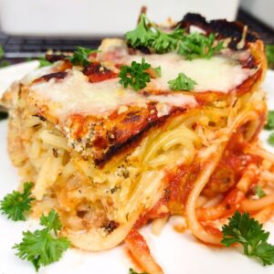 air fryer baked spaghetti recipe dinners done quick featured image