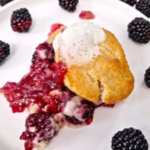 air fryer blackberry cobbler recipe dinners done quick featured image