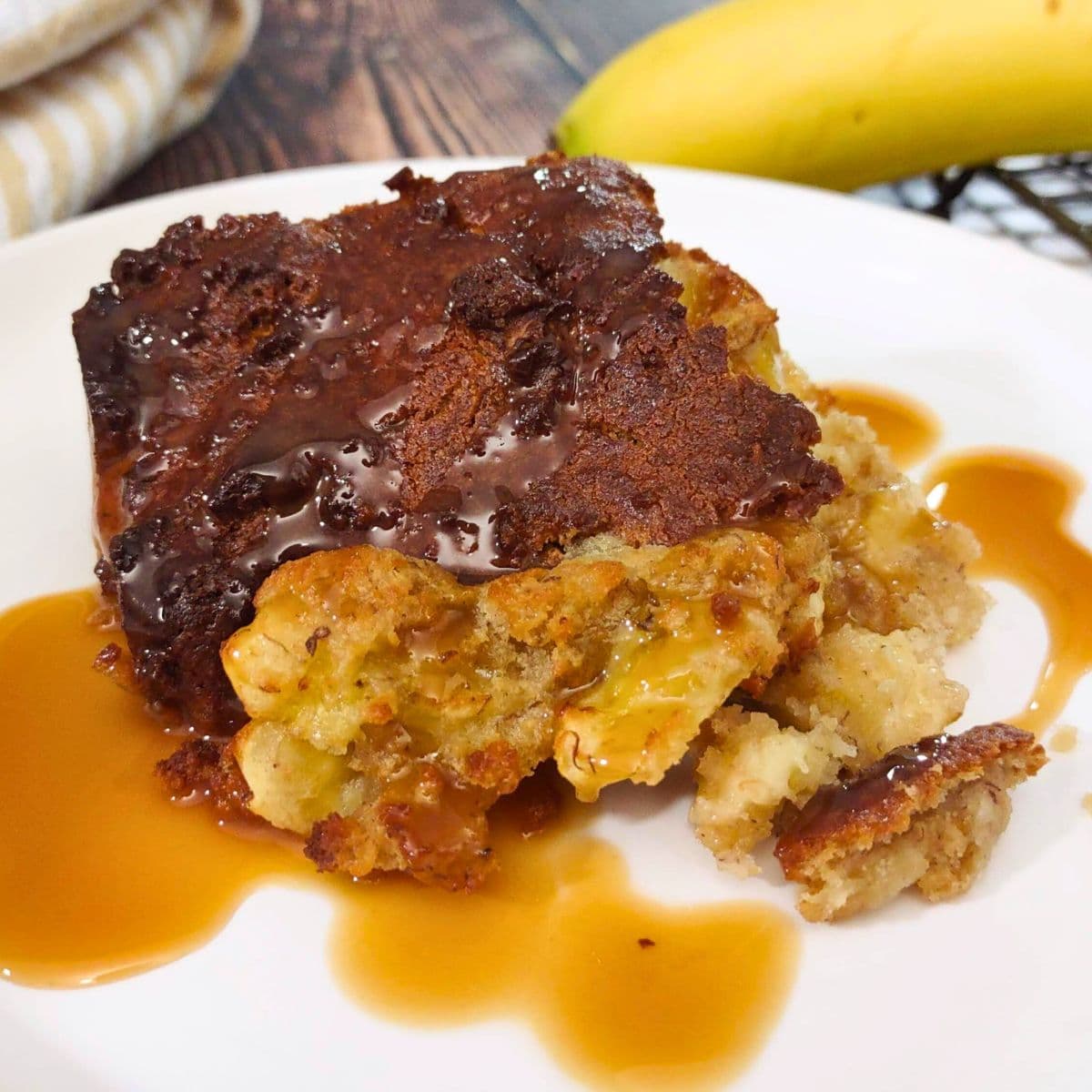 Air Fryer Bread Pudding Leftover Banana Bread Makeover! Dinners Done