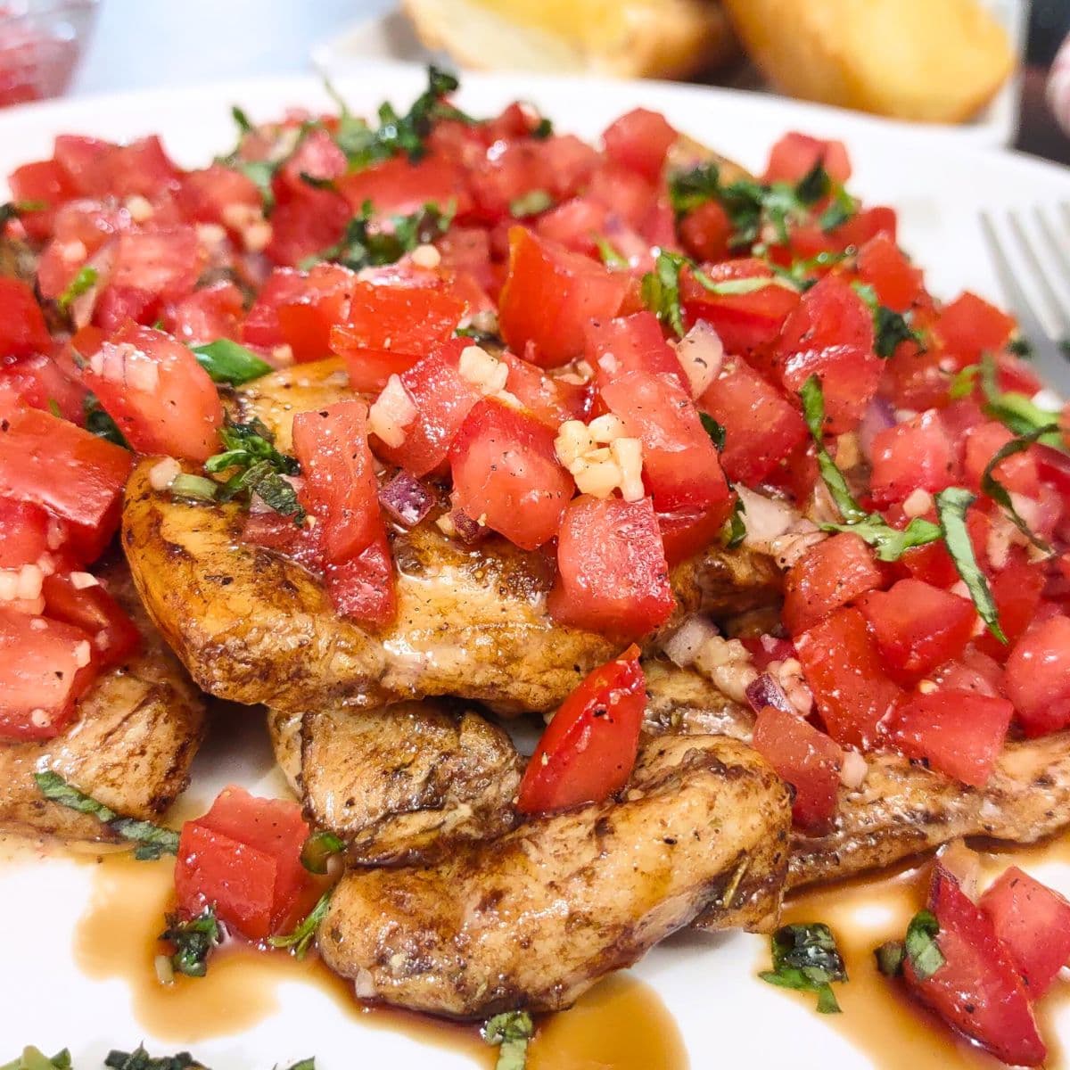 air fryer bruschetta chicken recipe dinners done quick featured image