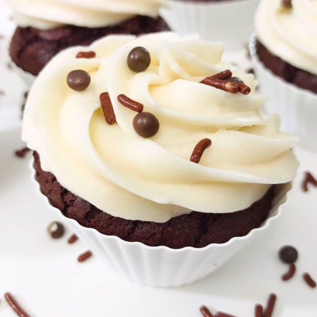 air fryer chocolate mocha cupcakes recipe dinners done quick featured image