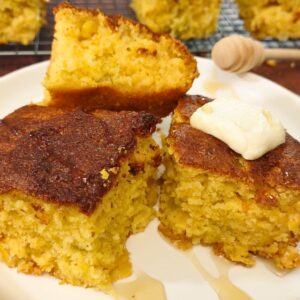 air fryer cornbread without a pan recipe dinners done quick featured image