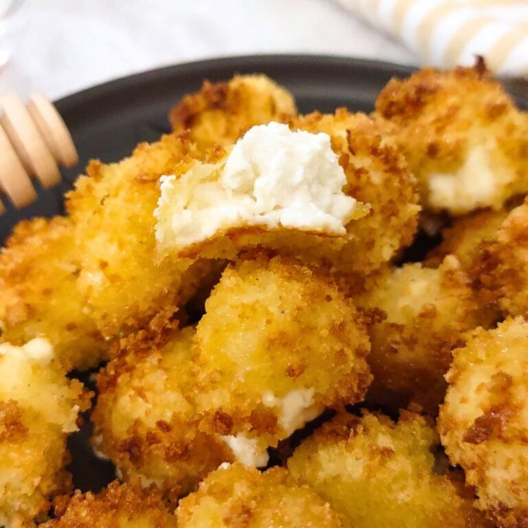 Air Fryer Goat Cheese Balls Crunchy Creamy Perfection! Dinners Done