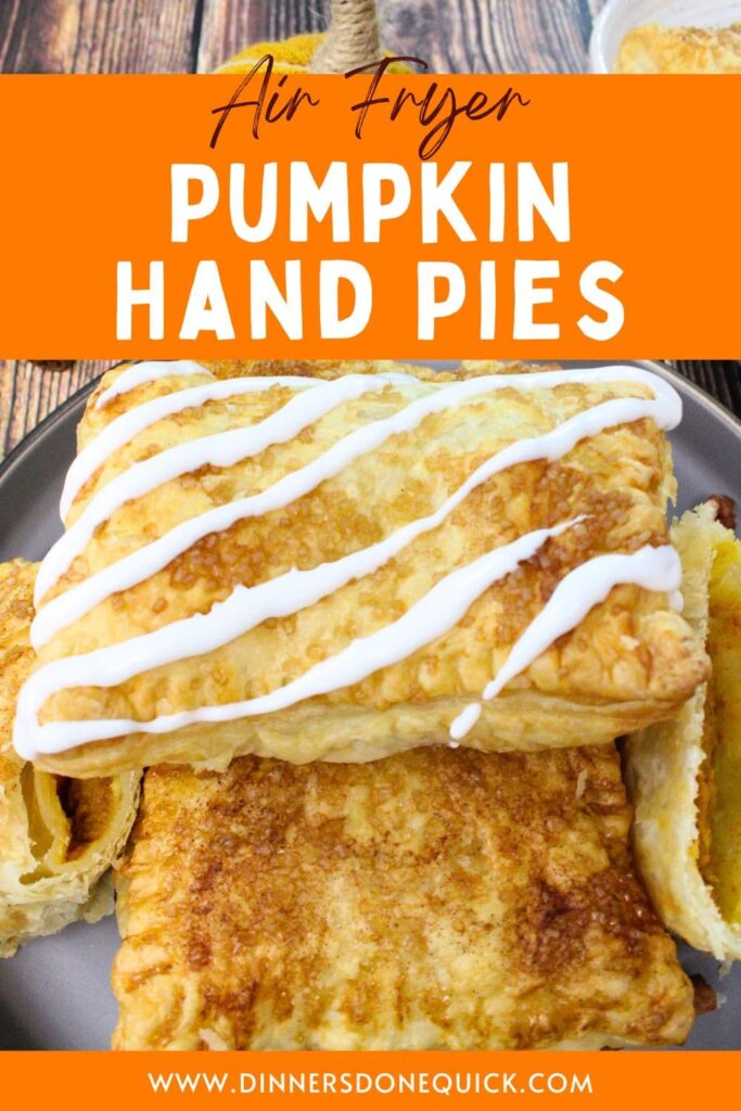 air fryer pumpkin hand pies with puff pastry dinners done quick pinterest