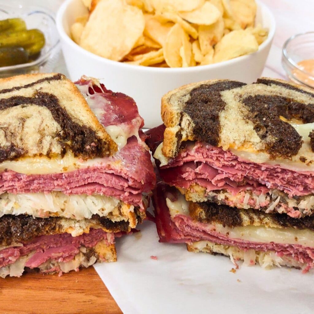 Best Air Fryer Reuben Sandwich Recipe Dinners Done Quick