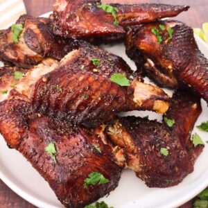 air fryer smoked turkey wings recipe dinners done quick featured image