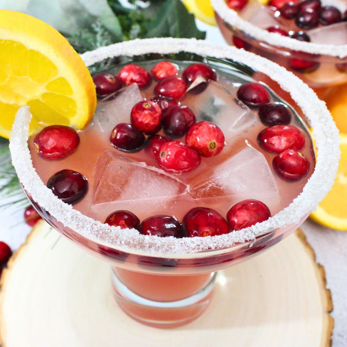 cranberry orange margarita cocktail recipe dinners done quick featured image