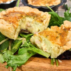 easy air fryer mini ham and cheese quiche recipe dinners done quick featured image