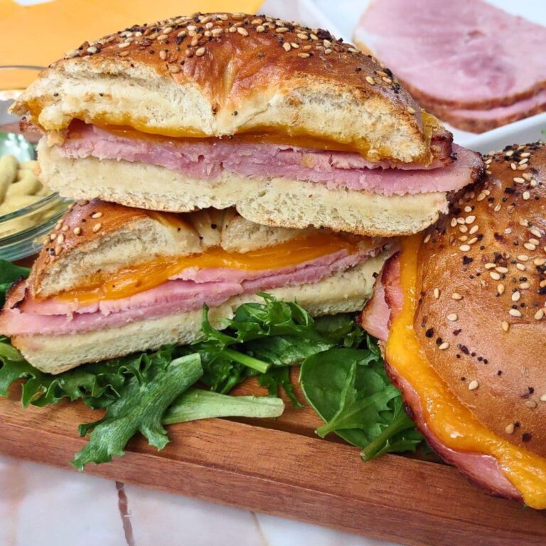 How to Make a Hot Ham and Cheese Bagel in the Air Fryer Dinners Done